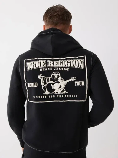 True Religion Men's Big T Zip Hoodie