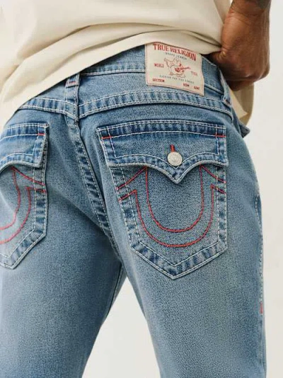 True Religion Men's Billy Big T Flap Bootcut Jean
