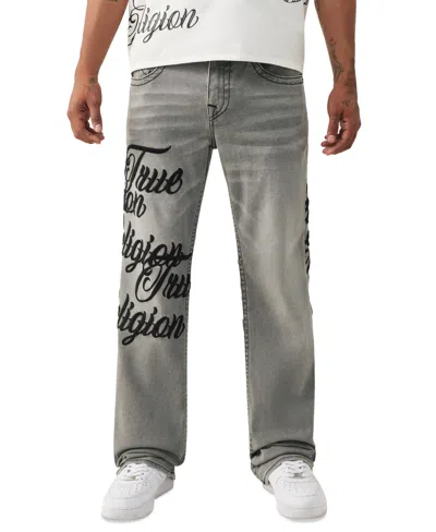True Religion Billy Embroidered Logo Jeans In Green