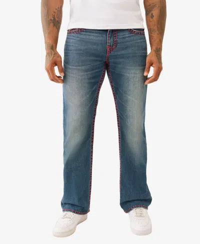 True Religion Men's Billy Super T Bootcut Flap Jeans In Blue