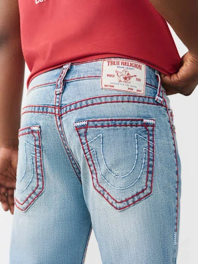 True Religion Men's Billy Super T Bootcut Jean 34" In Multi
