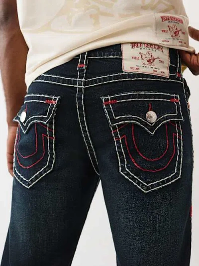 True Religion Men's Billy Super T Flap Bootcut Jean In Blue