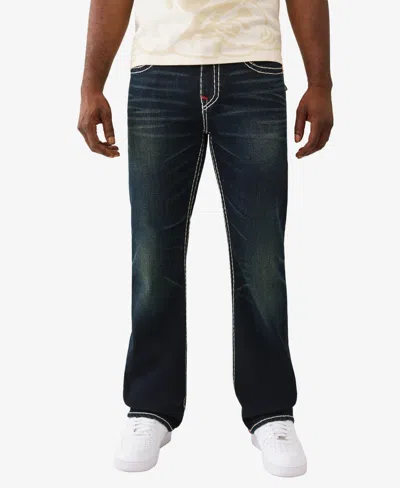 True Religion Men's Billy Super T Flap Bootcut Jeans In Black