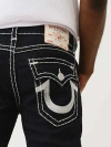 True Religion Men's Billy Super T Marled Lurex Bootcut Jean In Black