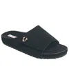 True Religion Men's Billy Velcro Strap Sandal In Black