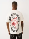 True Religion Men's Blocked Logo Graphic T-shirt In White