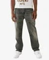 True Religion Bobby Super T Flap Baggy Jeans In Vintage Haul Gray In Blue