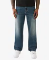 True Religion Men's Bobby Painted Flap Baggy Jeans In Blue