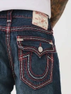 True Religion Men's Bobby Super T Triple Logo Baggy Jean 32" In Blue