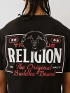 True Religion Men's Box Buddha Religion T-shirt