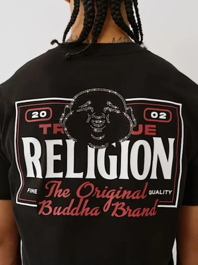 True Religion Men's Box Buddha Religion T-shirt