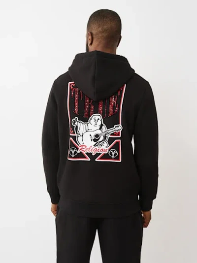 True Religion Men's Buddha Card Zip Hoodie In Black