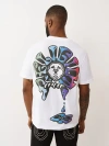 True Religion Men's Buddha Drip Oversized T-shirt In Animal Print