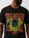 True Religion Men's Buddha Face Horseshoe T-shirt