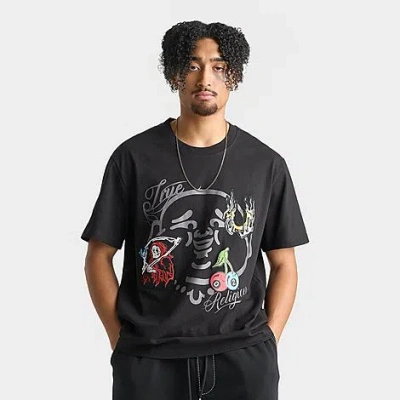 True Religion Buddha Face Cotton Graphic T-shirt In Black
