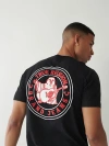 True Religion Men's Buddha Logo T-shirt In Black