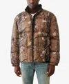 True Religion Puffer Jacket In Brown