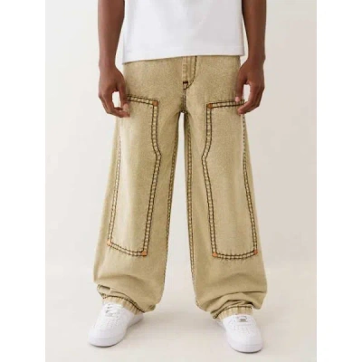 True Religion Men's Carpenter Super T Baggy Pant In Brown