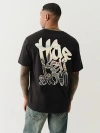 True Religion Men's Cityscape Big T Puff Print T-shirt In Black