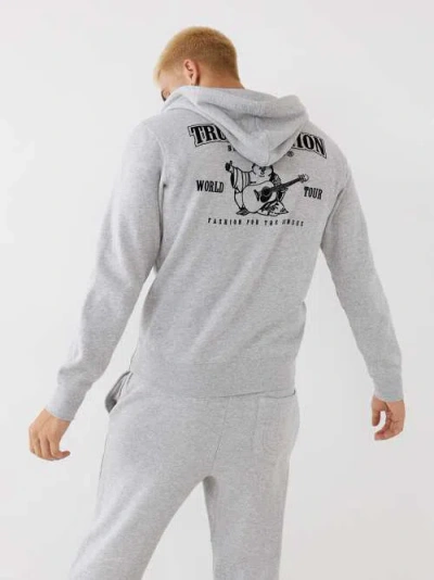 True Religion Men's Classic Logo Zip Hoodie