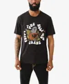 True Religion Graphic Tee In Jet Black