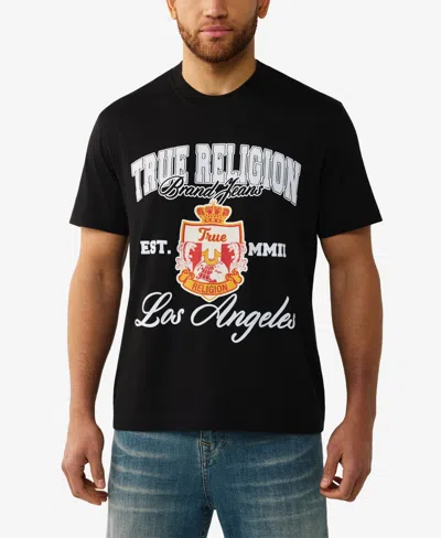 True Religion Men's Crest T-shirt In Black