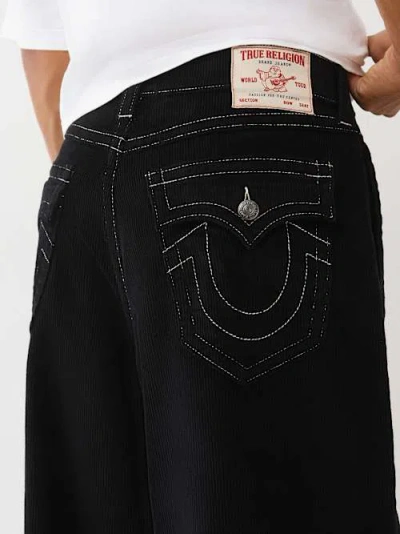 True Religion Men's Danny Corduroy Barrel Pant In Black