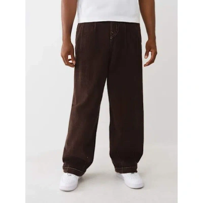 True Religion Men's Danny Corduroy Barrel Pant In Brown