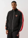 True Religion Men's Embroidered Track Jacket In Black