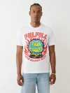 True Religion Men's Flocked Crystal Ball T-shirt In White