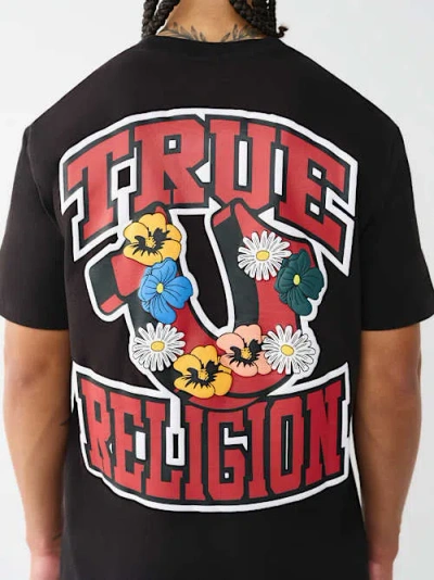 True Religion Garden Logo T-shirt In Black
