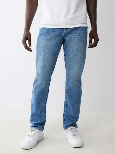 True Religion Men's Geno Big T Flap Sim Jean In Blue