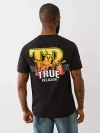 True Religion Men's Gradient  T-shirt In Black