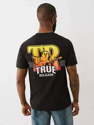 True Religion Men's Gradient  T-shirt In Black