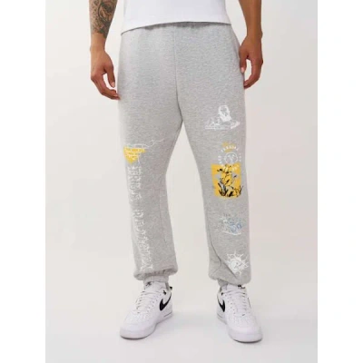 True Religion Men's Graphic Jogger Pants In Gray