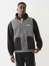 True Religion Men's Heavy Weight Fleece Lined Big T Denim Jacket In Gray