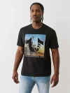 True Religion Standard Logo Graphic T-shirt In Black