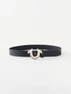 True Religion Men's Horseshoe Buckle Belt In Black