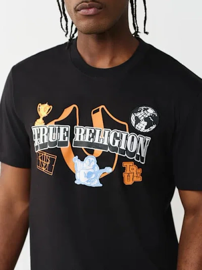 True Religion Men's Horseshoe Champ Graphic T-shirt In Black