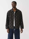 True Religion Men's Horseshoe Windbreaker Jacket In Black