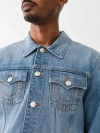 True Religion Men's Jesse Denim Trucker Jacket In Blue