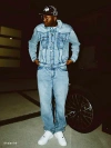 True Religion Men's Jimmy Rope Stitch Oversized Jacket In Blue