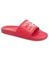 True Religion Men's Kendrick Logo Slide In Red