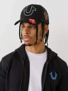 True Religion Men's Logo Applique Trucker Hat In Black