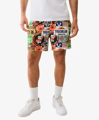 True Religion Men's Logo Board Shorts