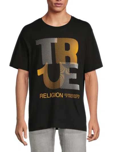 True Religion Men's Logo Graphic Tee In Black