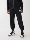 True Religion Men's Logo Jogger In Black