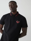 True Religion Crafted With Pride Polo In Black