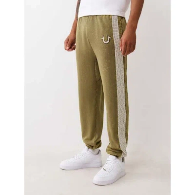 True Religion Men's Mesh Inset Jogger Pants In Green