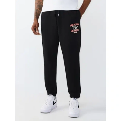 True Religion Men's Mesh Print Buddha Jogger Pants In Black